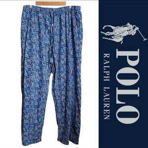 Polo Ralph Lauren Paisley Print Cotton Pajama Pants